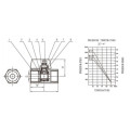 Male Threaded Ss304 Ss316 Butterfly Handle Mini Ball Valve M/M